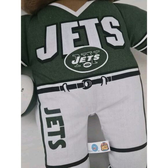 Vintage Rare New York Jets NFL Good Stuff 90s Football Plush Bear Figure 15" - Picture 3 of 11